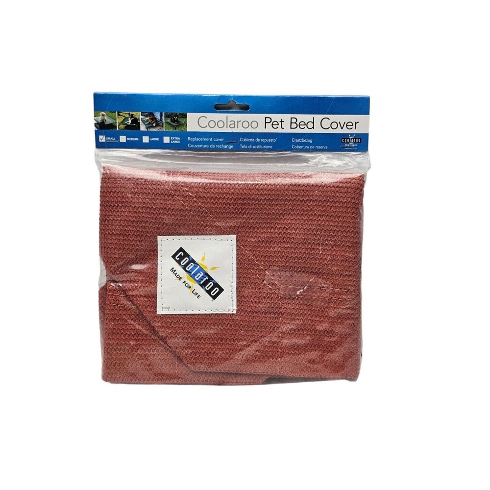 Coolaroo Small Dog Bed Replacement Cover, Terracotta- New In Package